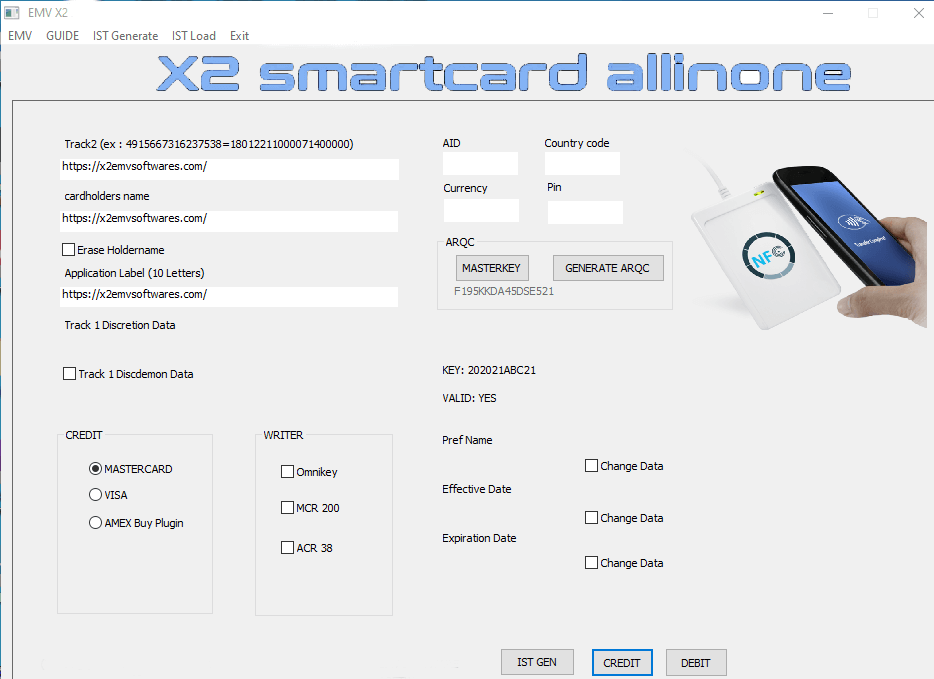 x2 emv software free download cracked