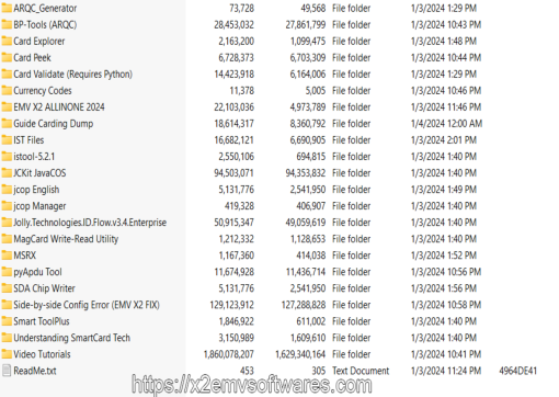 X2 EMV software 6