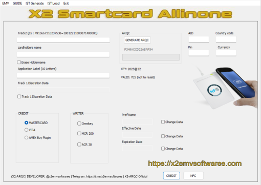X2 EMV software 2025